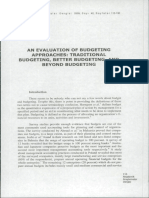 AnEvaluationofBudgetingApproaches TraditionalBudgetingBetterBudgetingandBeyondBudgeting AKADEMKARATIRMLAR