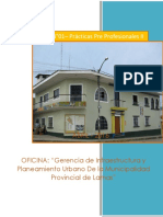 Informe Semanal de Obra Civil, Practicantes