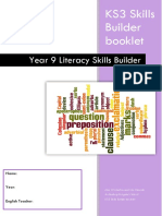 Skills - Builder - Booklet - Y9 Revised