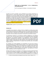 El Papel de La Mujer en El Franquismo y en La Democracia - Analisis Entre Epocas