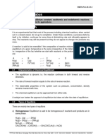 Chemical Equilibrium Final