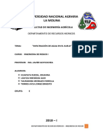 Informe Infiltracion de Suelo