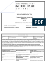 2018 Forward Planning Document Primary 2018 Assessment 2 1 1 1