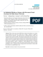 Sensors: An Optimized Handover Scheme With Movement Trend Awareness For Body Sensor Networks