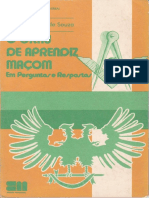 GRAU DE APRENDIZ MAÇOM - Jose Augusto de Souza - em Perguntas e Respostas PDF