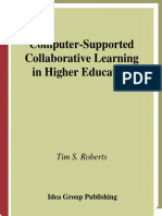 Computer-Supported Collaborative Learning in Higher Education