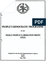 Tigray Program