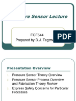 Pressure Sensor Lecture: ECE544 Prepared by D.J. Tegtmeier