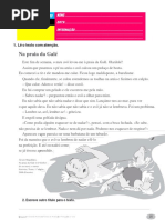 Ficha de Avaliação Trimestral - 3º Período - 3º Ano PORT I