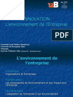 Innovation - 3 - L - Environnement de L'entreprise