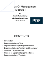 Principles of Management: Ajesh Mukundan P +91 9947426820