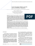 Artigo - A Aquisição Da Linguagem Falada e Escrita PDF