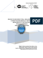 Estructura Organizativa Propuesta CDCHT