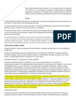 Fabricación de Papel y Su Impacto en El Medio Ambiente