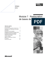 Module7-Restauration de BD