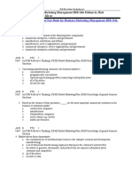 Test Bank For Business Marketing Management B2B 11th Edition by Hutt