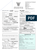 Visa Application Form New