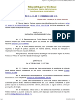 Resolução TSE N.º 23.396 - 2013 - Apuração de Crimes Eleitorais