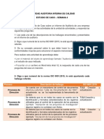 Auditoría Interna de Calidad. Estudio de Caso.