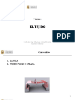 Tema 01 Tejido Plano - El Tejido