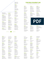 f260 Reading Plan 2018