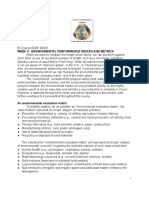 Week 3: Environmental Performance Indices and Metrics