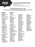 Membership Roster 09 10