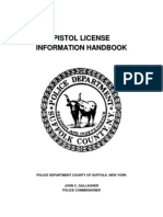 Pistol License Handbook