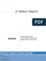 Project Status Report Template