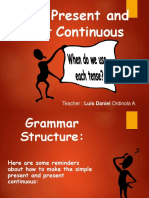 Simple Present Vs Present Continuous