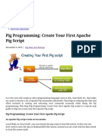 Pig Programming - Create Your First Apache Pig Script - Edureka