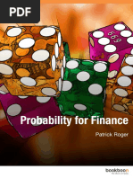 Probability For Finance