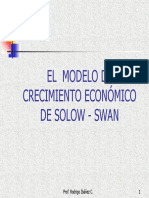 El Modelo de Crecimiento Económico de Solow - Swan