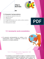 5.3 Escenario Socio - Economico.