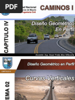 Caminos I Curvas Verticales Unasam Ing Alva PDF INTERNET