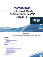 Plan Rector para Medicion de Hidrocarburos en PEP 2011-2015