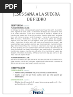 Lección 5 - Jesús Sana A La Suegra de Pedro