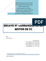 Laboratorio de Maquinas Electricas Arranque de Un Motor de CC