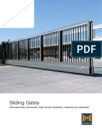 Sliding Gates: Self-Supporting Construction, High Security Standards, Completely Pre-Assembled