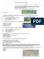 Prueba de Historia y Geografia Septimo