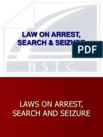 Law On Arrest, Search & Seizure