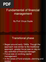 Fundamental of Financial Management: by Prof. Divya Gupta