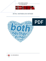 Both Neither Either Grammar PDF