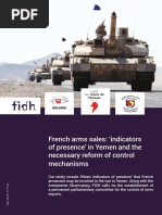 French Arms Sales: Indicators of Presence' in Yemen and The Necessary Reform of Control Mechanisms