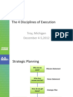 The 4 Disciplines of Execution: Troy, Michigan December 4-5,2012