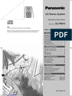 CD Stereo System: Operating Instructions