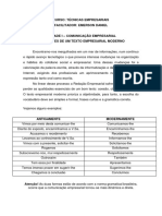 Comunicação Empresarial - Resumo