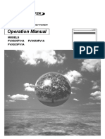 Operation Manual: Models Fvxs25Fv1A Fvxs50Fv1A Fvxs35Fv1A