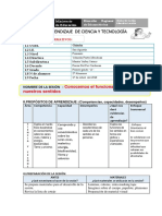 17 - 04 - 2018 CIENC - TECNOLOG Cconocemos El Funcionamiento de Nuestro Sentidos