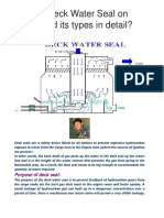 What Is Deck Water Seal On Tanker and Its Types in Detail